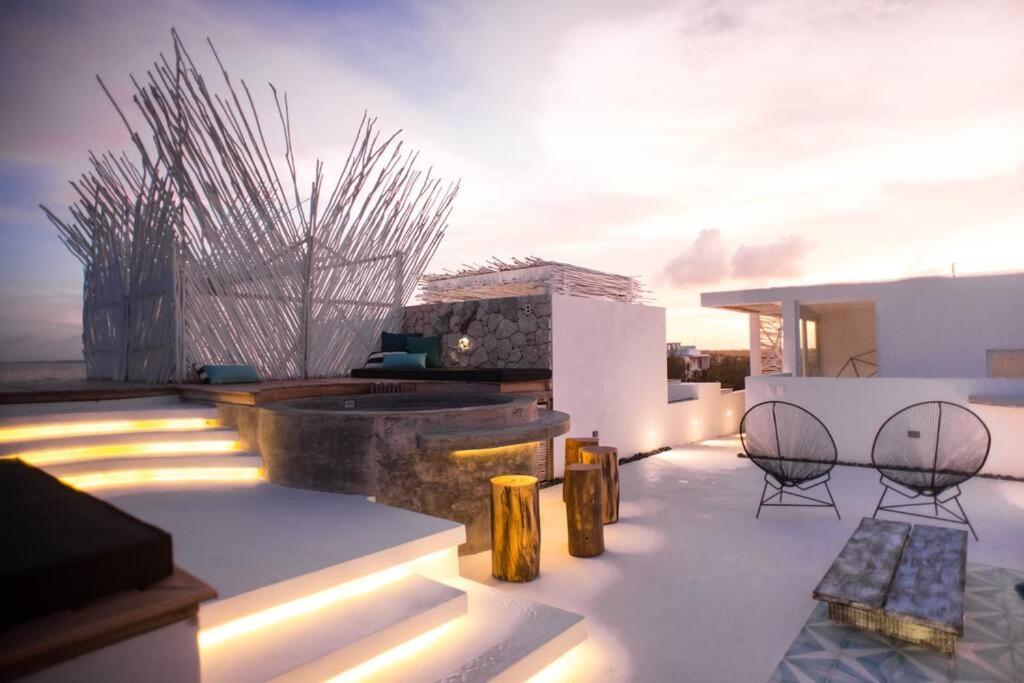 Tulum Beachfront Villa I'Ik By Casa Xuul Tulum Exteriér fotografie